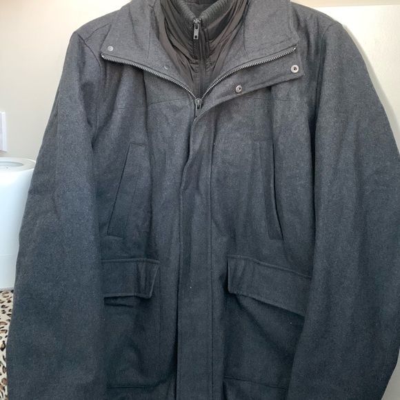 Roundtree & Yorke Long Wool Blend Coat - Picture 4 of 7